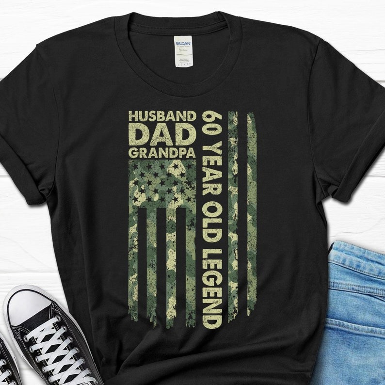 60. Geburtstag Shirt für Männer, Ehemann Papa Opa 60 Jahre Legende T-Shirt, ... - Bild 2 von 20