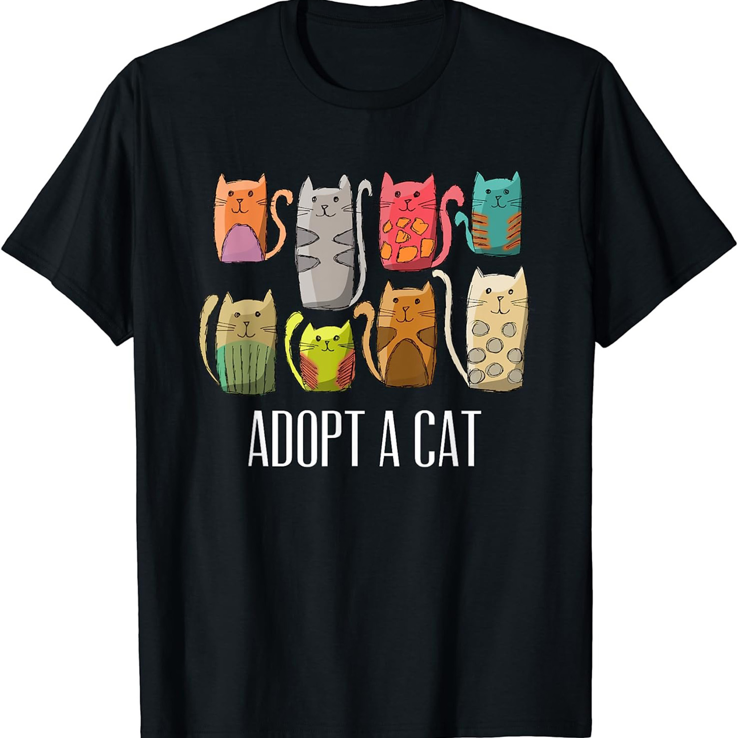Adopt a Cat Shirt Cat Rescue Cat Adoption Pets Unisex T-Shirt