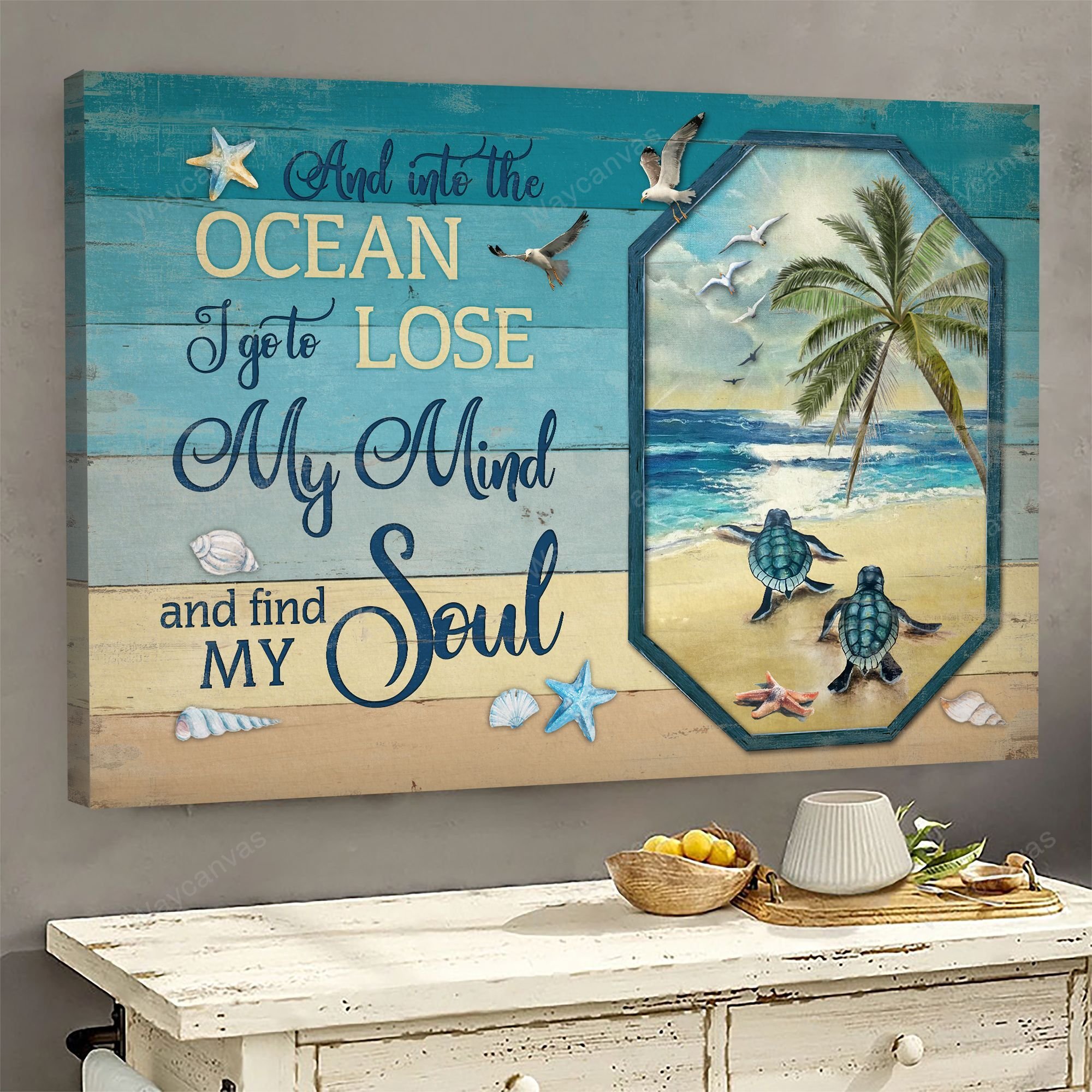 And into the ocean I go to lose my mind and find my soul - Turtle Landscape P... - Imagen 2 de 11