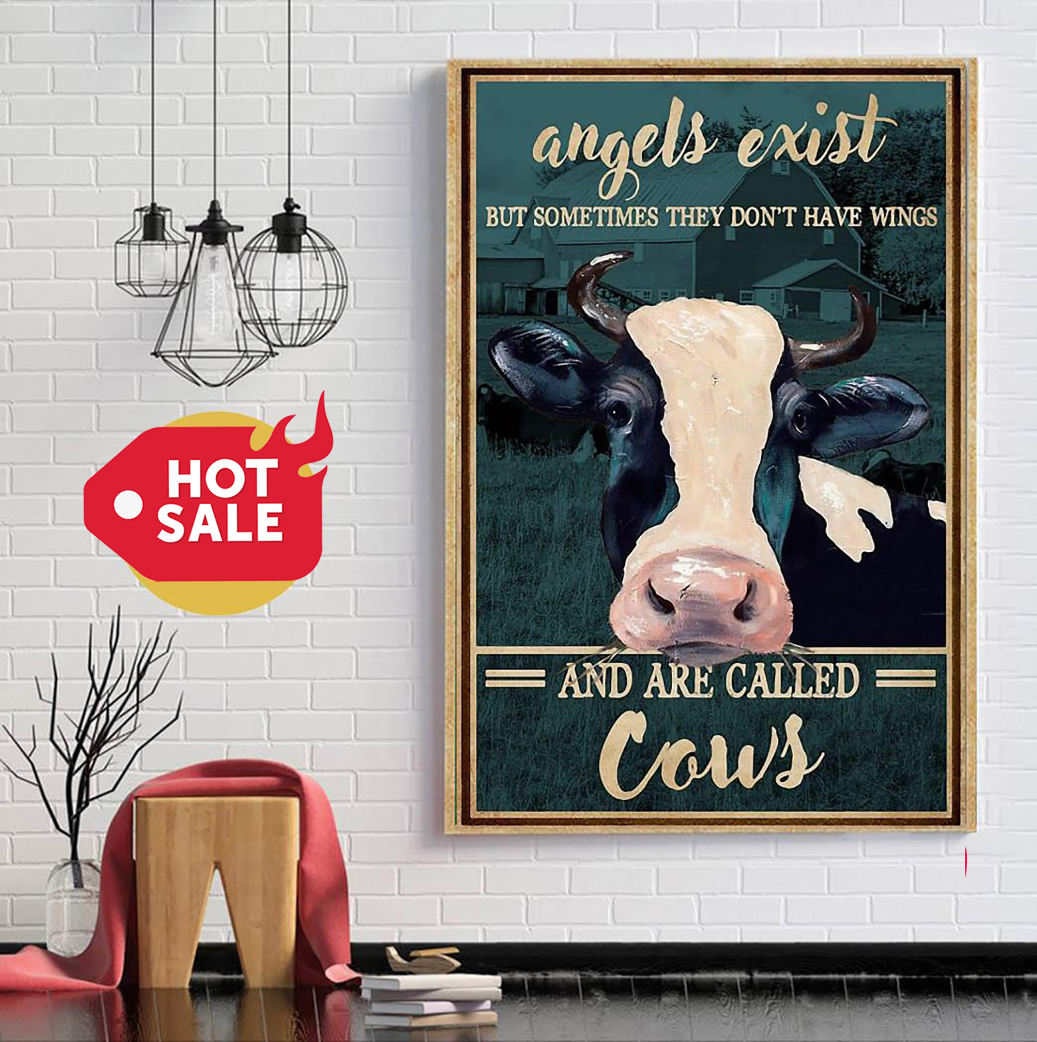 Engel existieren, aber manchmal haben sie keine Flügel und heißen Kühe Poster - Bild 2 von 7
