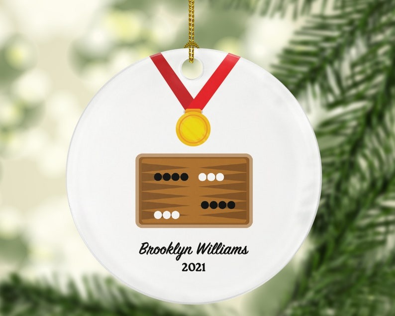 Christmas Custom Ornament, Enthusiast, Board Games Personal...