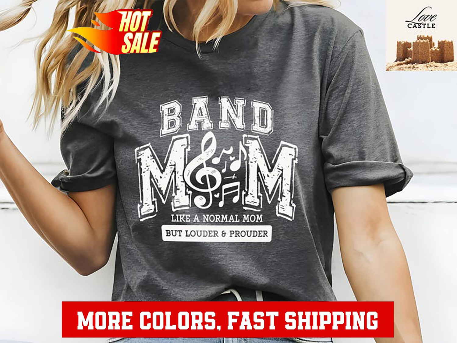 Band Mom Shirt, Shirt for Band Mom, Band Mom Life, High School Band Mom Shirt... - Picture 2 of 20