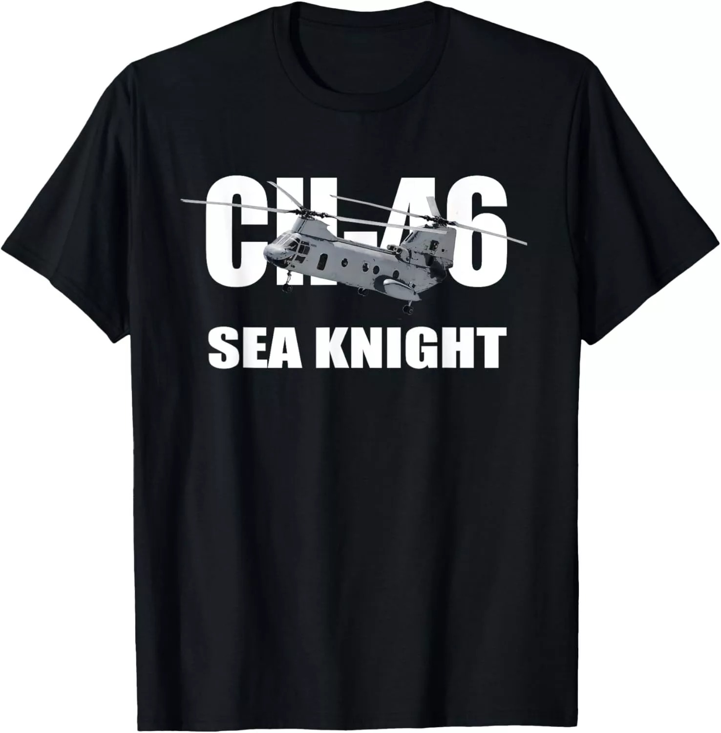 Ch-46 Sea Knight Helicopter Tshirt - Bild 2 von 13