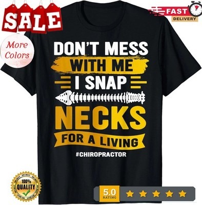Camiseta unisex de regalo quiropráctico con cuello a presión para vivir - Imagen 2 de 20