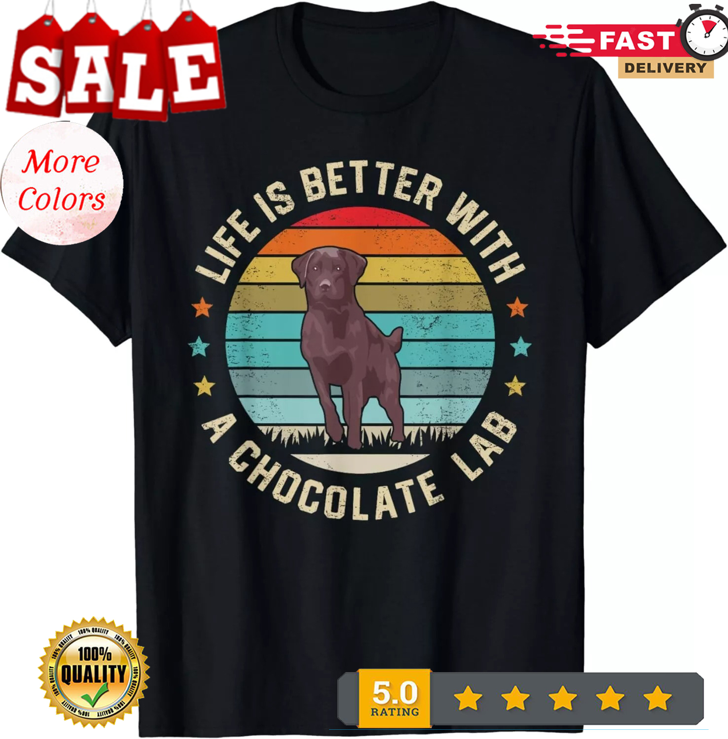 Chocolate Lab Dog Owner Dog Dad Mom Brown Labrador Retriever Gift