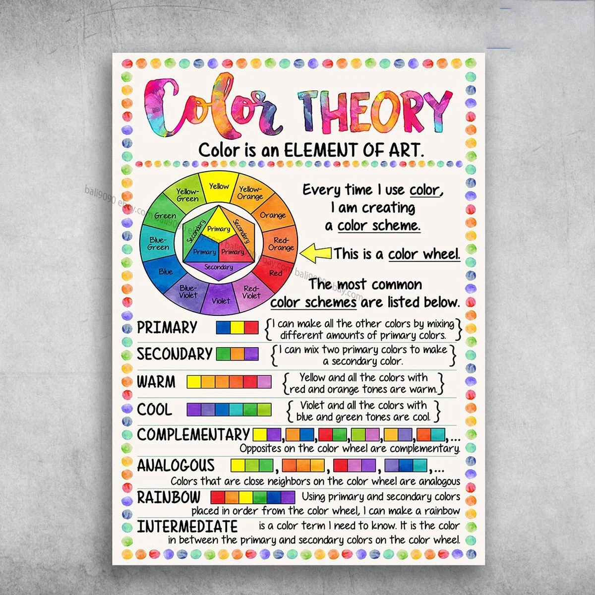 Color Theory, Color Is An Element Of Art, Every Time I Use Color, I Am Creati…