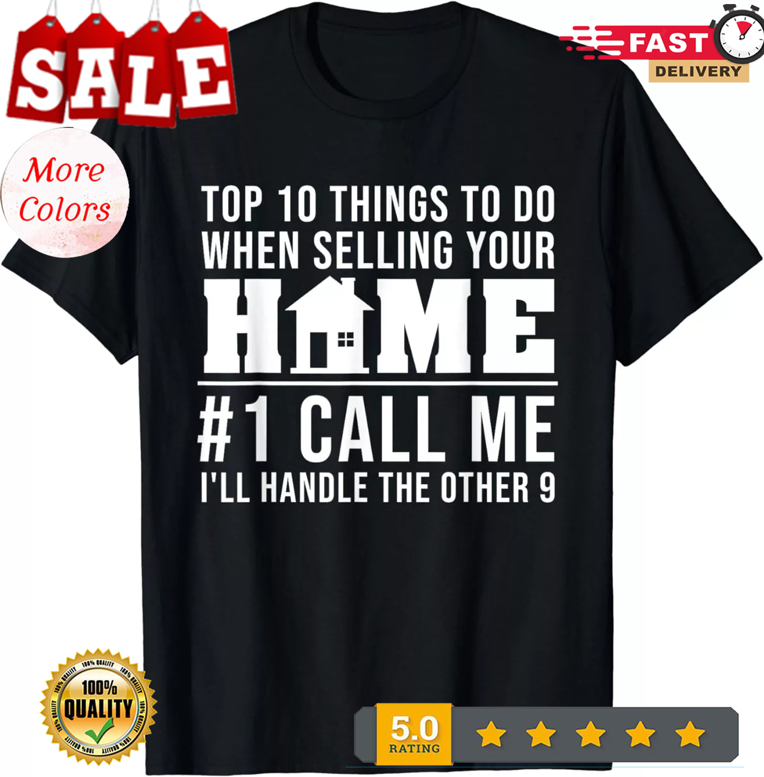 Real Estate Agent Gift Realtor Broker T-Shirt For Men Women Real Estate Agent Gift Realtor Broker T-Shirt For Men Women