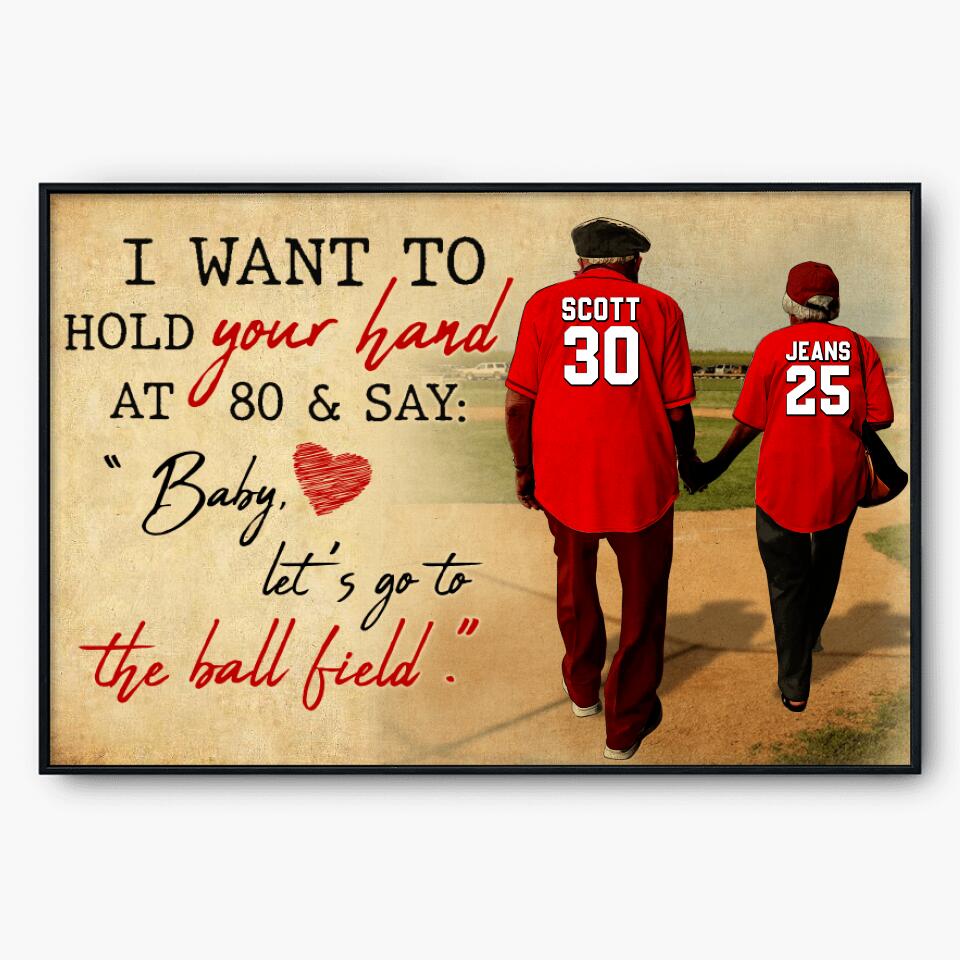 Custom Personalized Baseball Poster, Canvas, Vintage Style, Baseball Gifts, B... - Bild 2 von 8