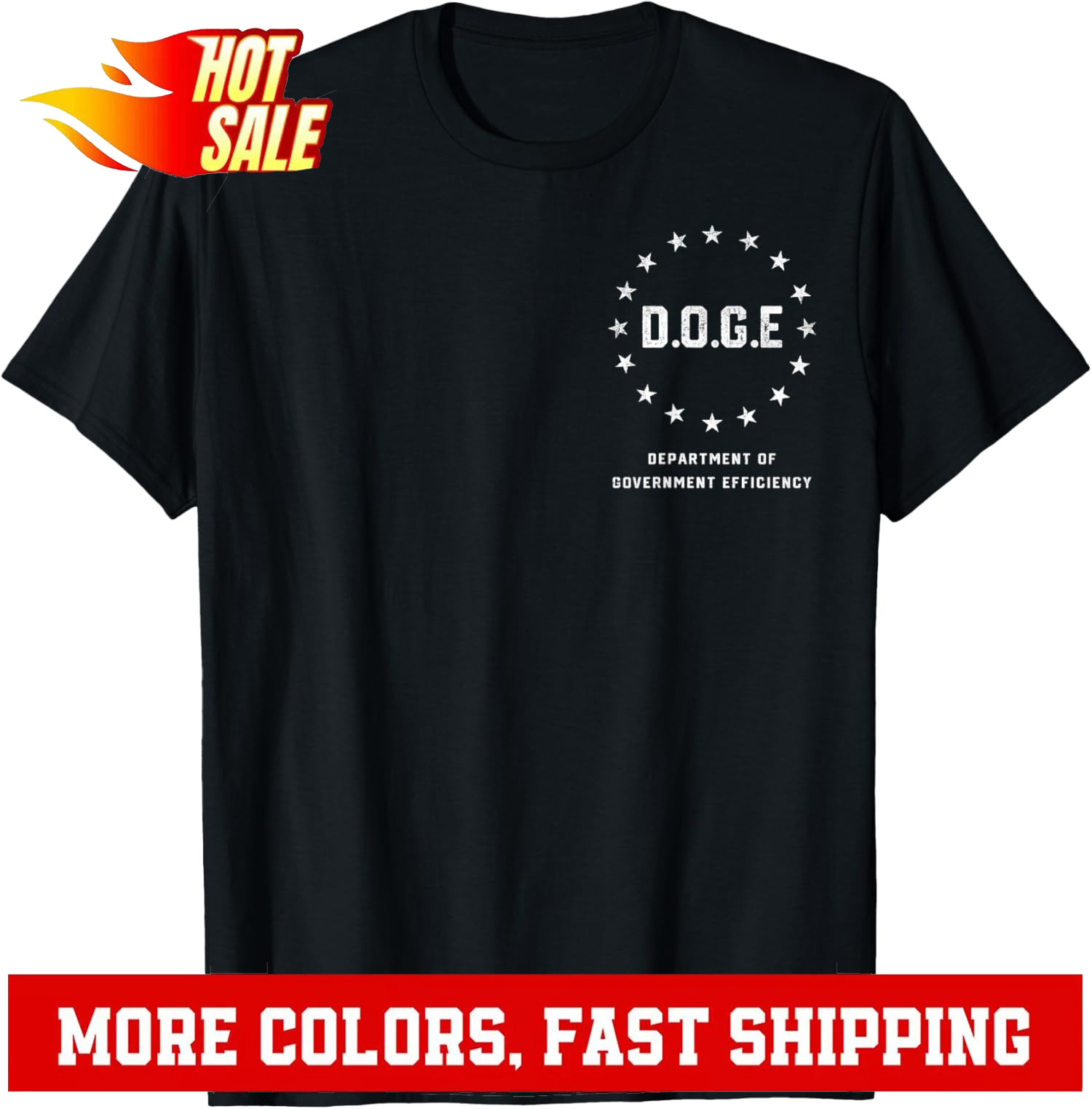 Doge Department Of Government Efficiency Cool Present Unisex T-Shirt - Picture 2 of 20