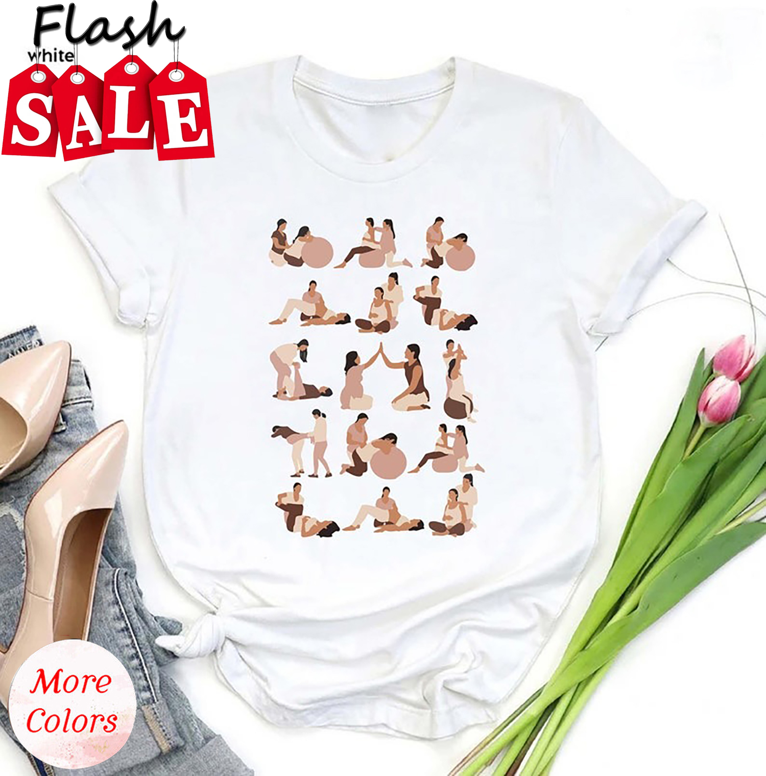 Doula T-Shirt, Pregnancy Support Shirt, Childbirth Support Shirt, Doulas Than...