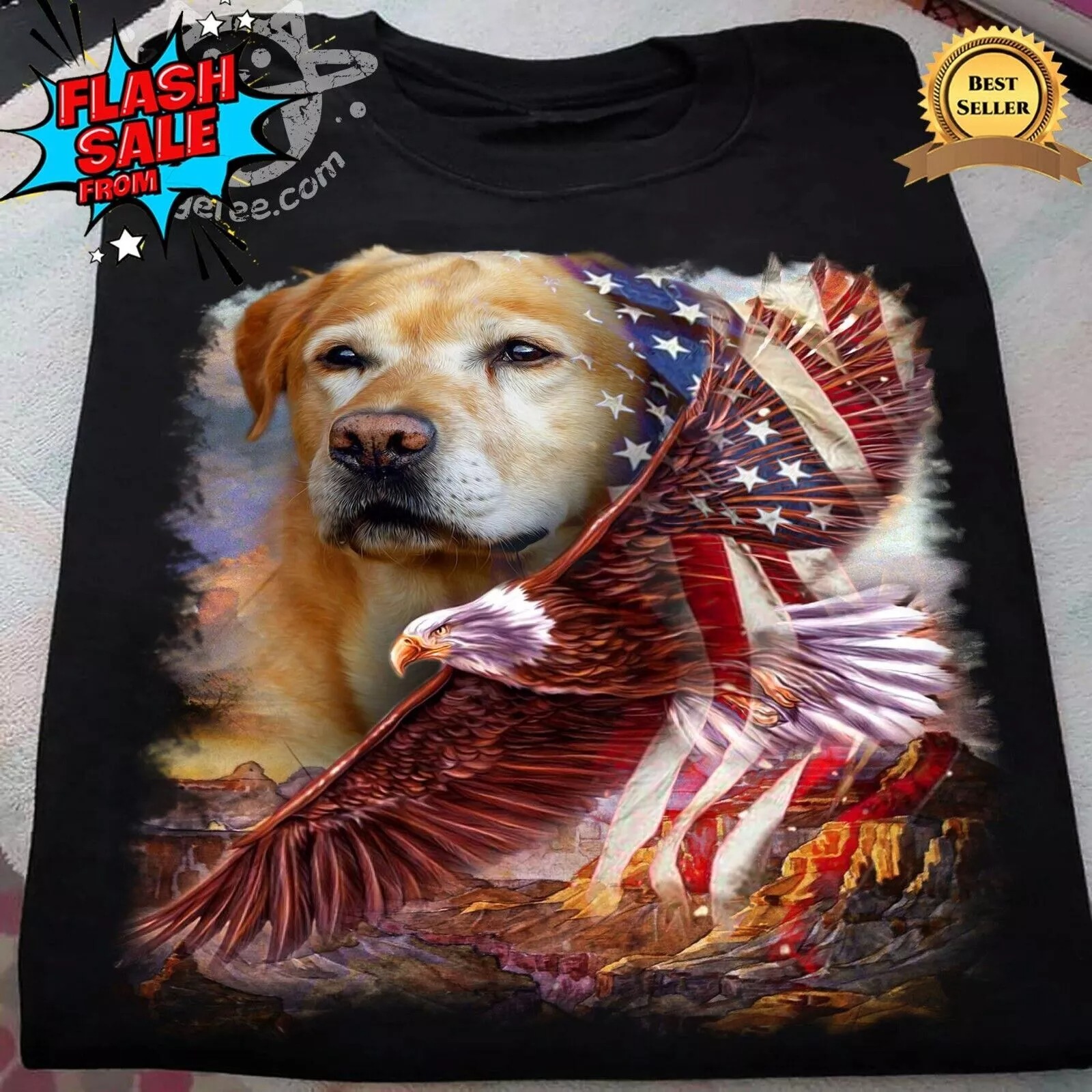 Shirt Dog 4th Of July Outfits Eagle And Beagle Dog, America Flag