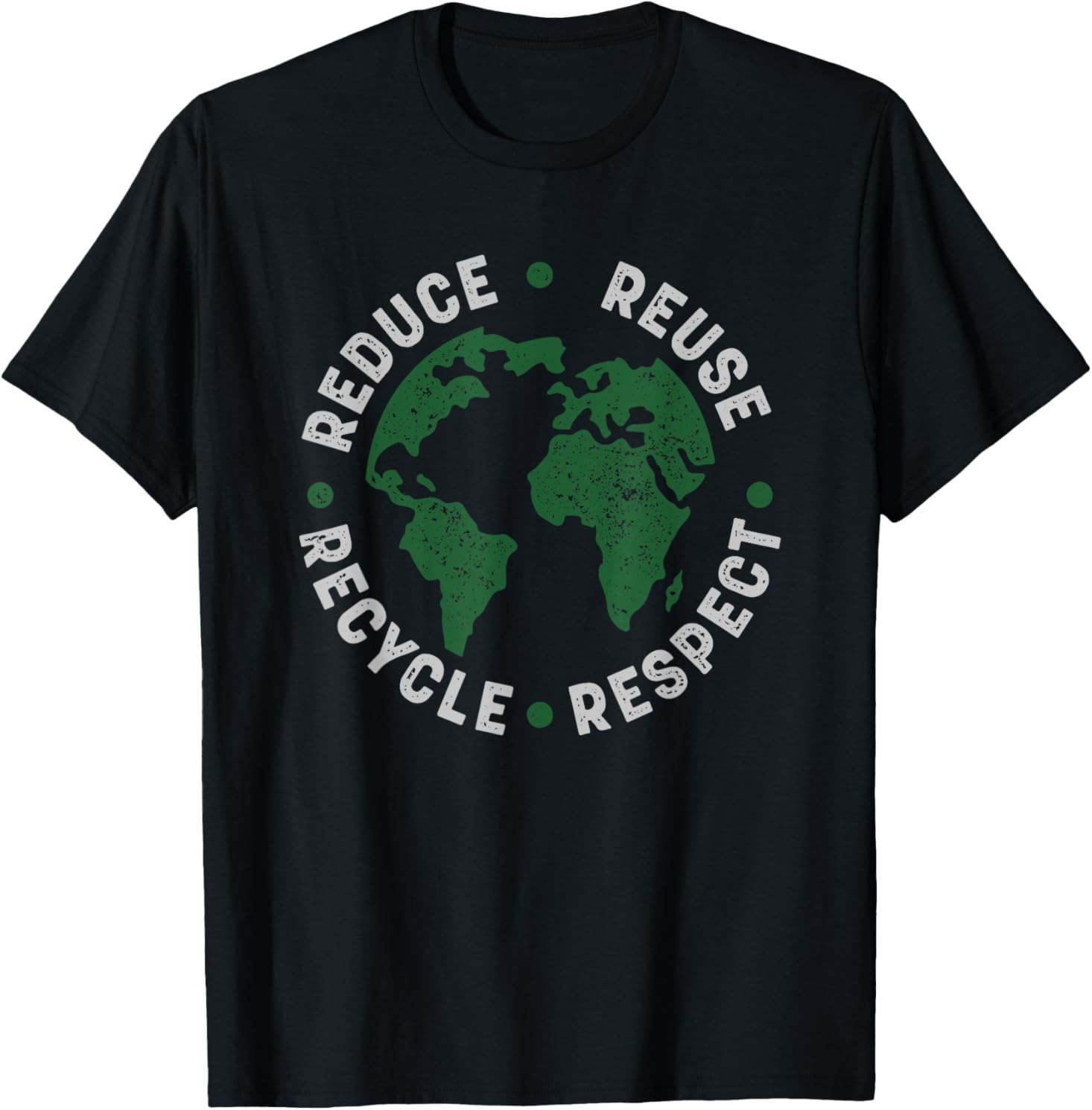 Earth Day Shirt Teacher Environment Day Recycle Earth Day T-Shirt, Black - Picture 2 of 13