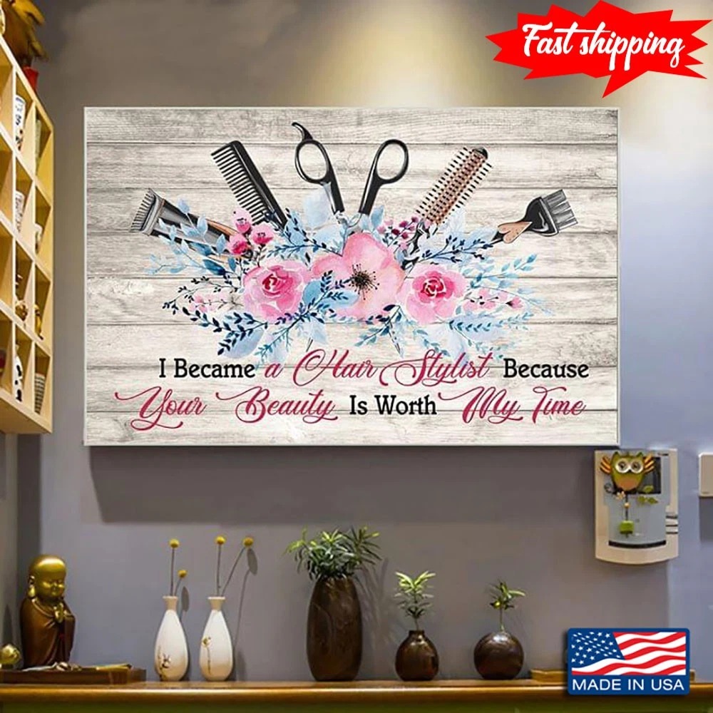 Floral Hair Beauty Salon Equipment I Became A Hair Stylist Because Your Beaut…