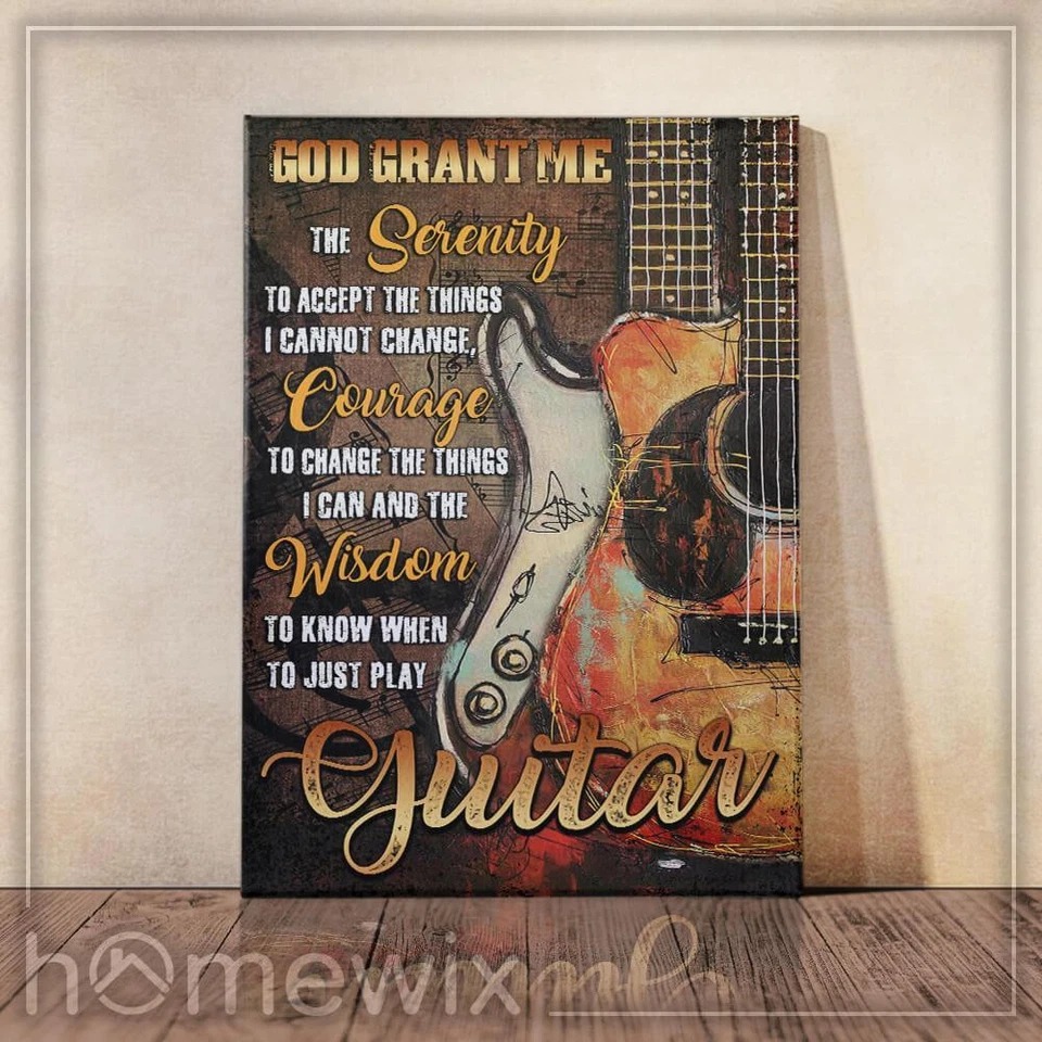 Guitar Personalized Poster, Poster Custom Design Wall Art_5880
