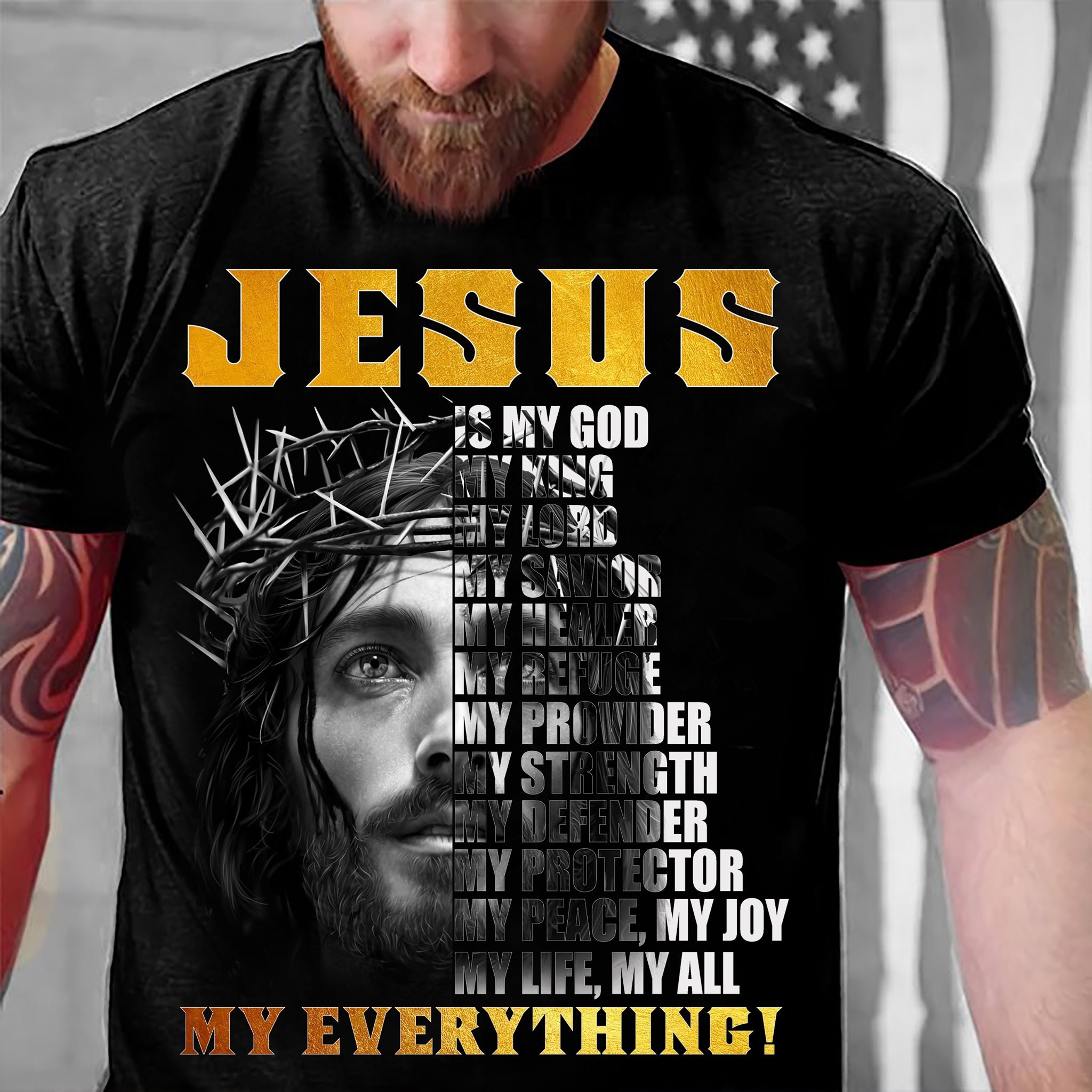 Jesus is my god, my king, my savior, my healer, my refuge, my provider my eve…