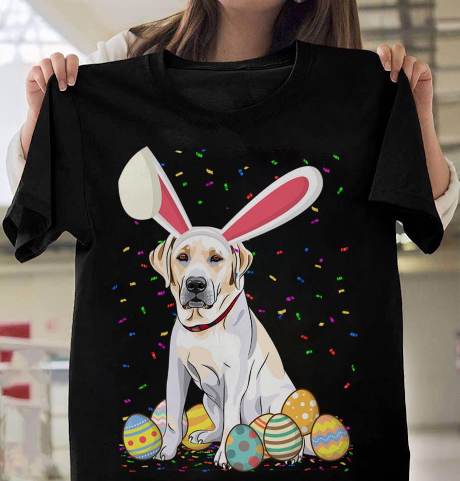Labrador Dog Ear Easter Eggs Happy Easter Day Gift Graphic Unisex T Shirt, Sw... - Picture 2 of 20