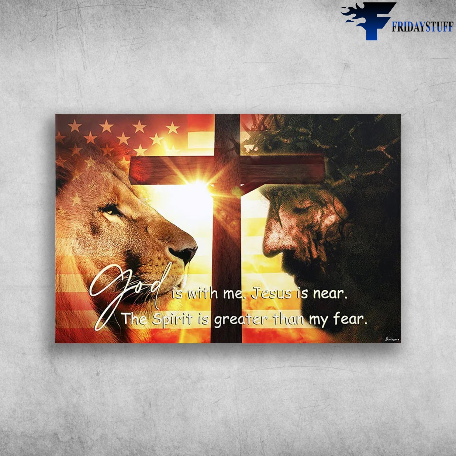 Lion And The Cross � God Is With Me, Jesus Is Near, The Spirit Is Greater Tha…