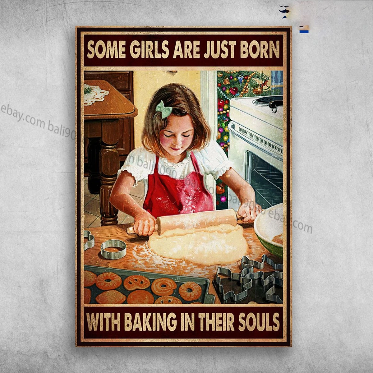 Little Girl Baking – Some Girl Are Just Born With Baking In Their Souls, Chri…
