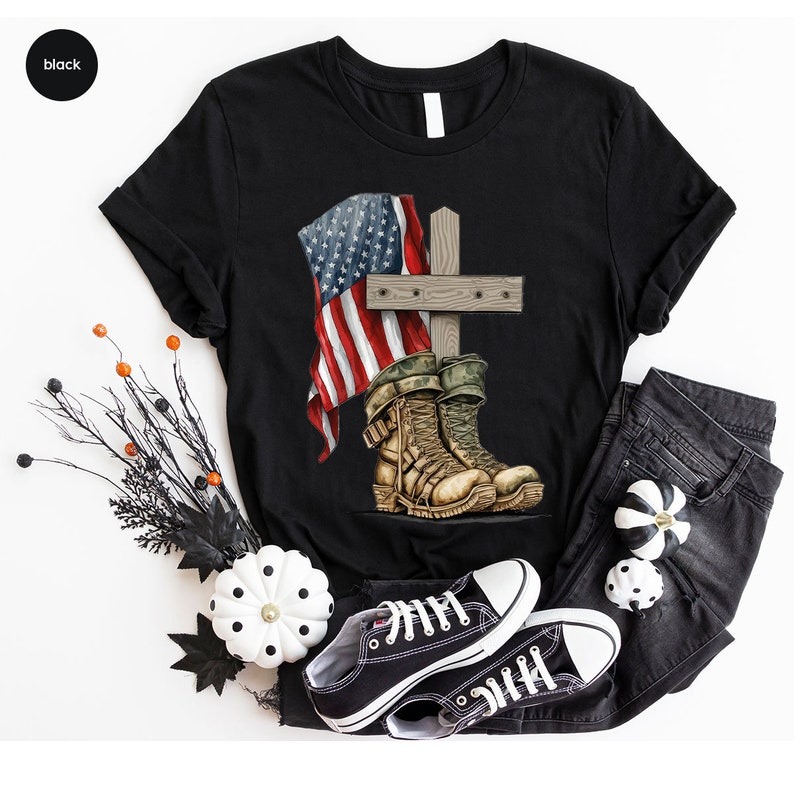 Memorial Day Shirt, American Flag Shirt, Independence Day Shirt, Patriotic Ou... - Picture 2 of 20