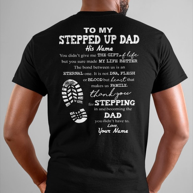 Personalized Bonus Dad Father Day shirt, Step Dad Father's Day Gift, Gift For... - Picture 2 of 14