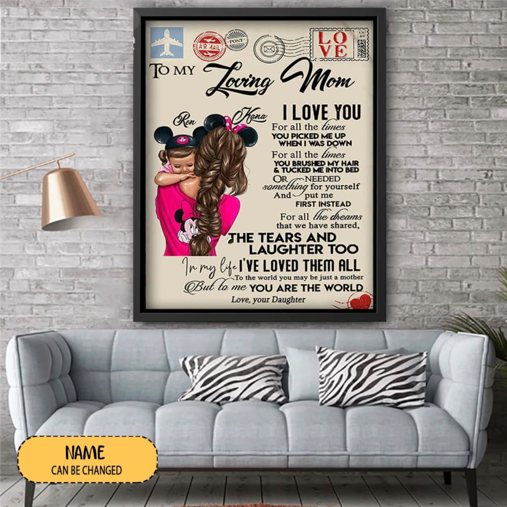 Personalized Gift For Mom, Mother’s Day Gift To Mom From Daughter, Custom Gif…