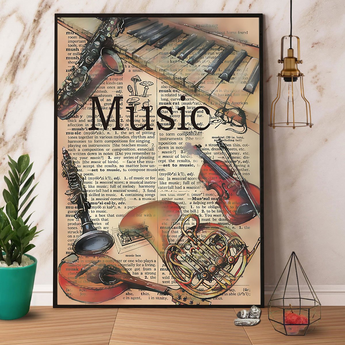Piano Musical Instruments Vintage Paper Poster Matte Canvas Wall Art Decor - Picture 2 of 11