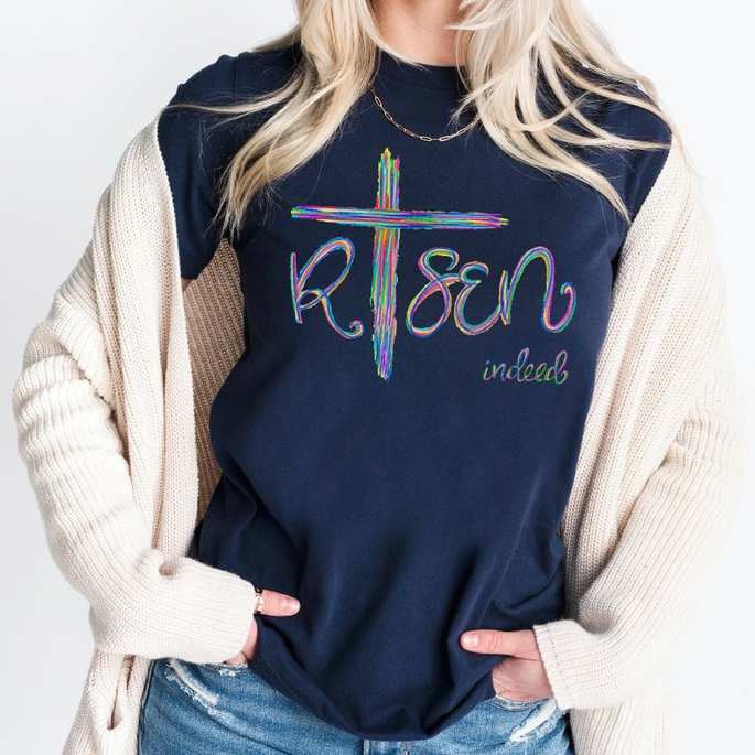 RISEN SHIRT, Easter Shirt, He Is Risen shirt, Faith Shirt, Christian shirt, R... - Picture 2 of 20