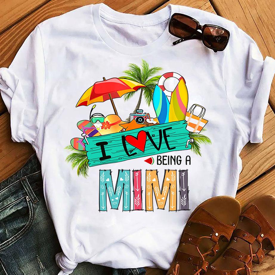 Summer Beach Love Being A Grandma Mimi Mother's Day Gift, Gift For Mom Graphi... - Picture 2 of 20