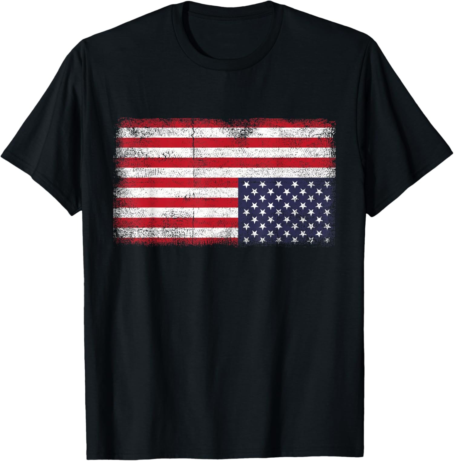 Support Upside Down American Flag Distress United Unisex T-Shirt - Picture 2 of 20