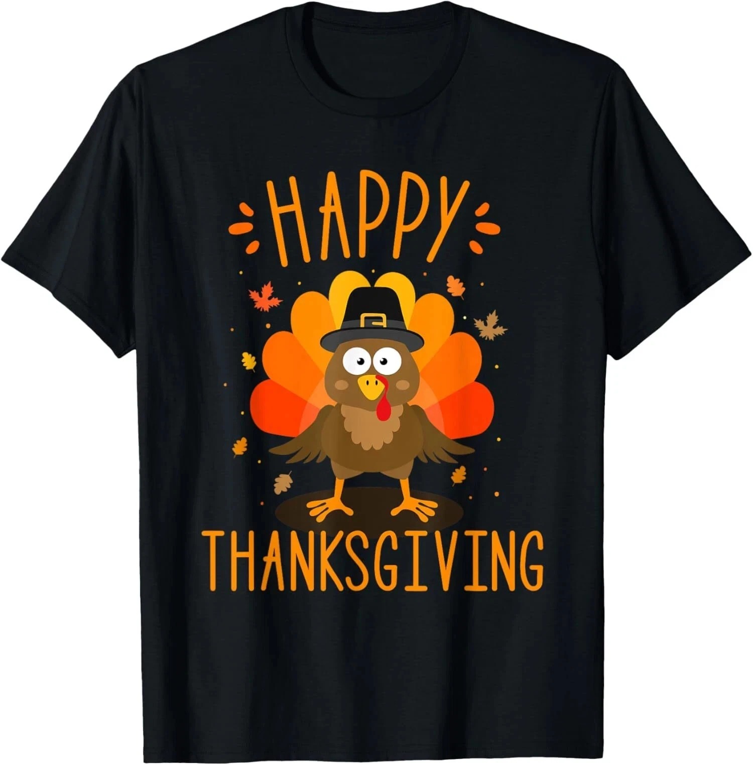 Thanksgiving Happy Turkey Day Funny Thanksgiving Day Tee Unisex T-Shirt, S-3XL