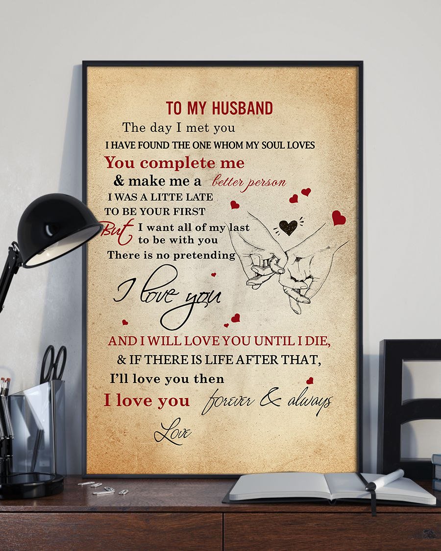 To My Love poster, canvas Matte Canvas Wall Art Decor - Bild 2 von 11