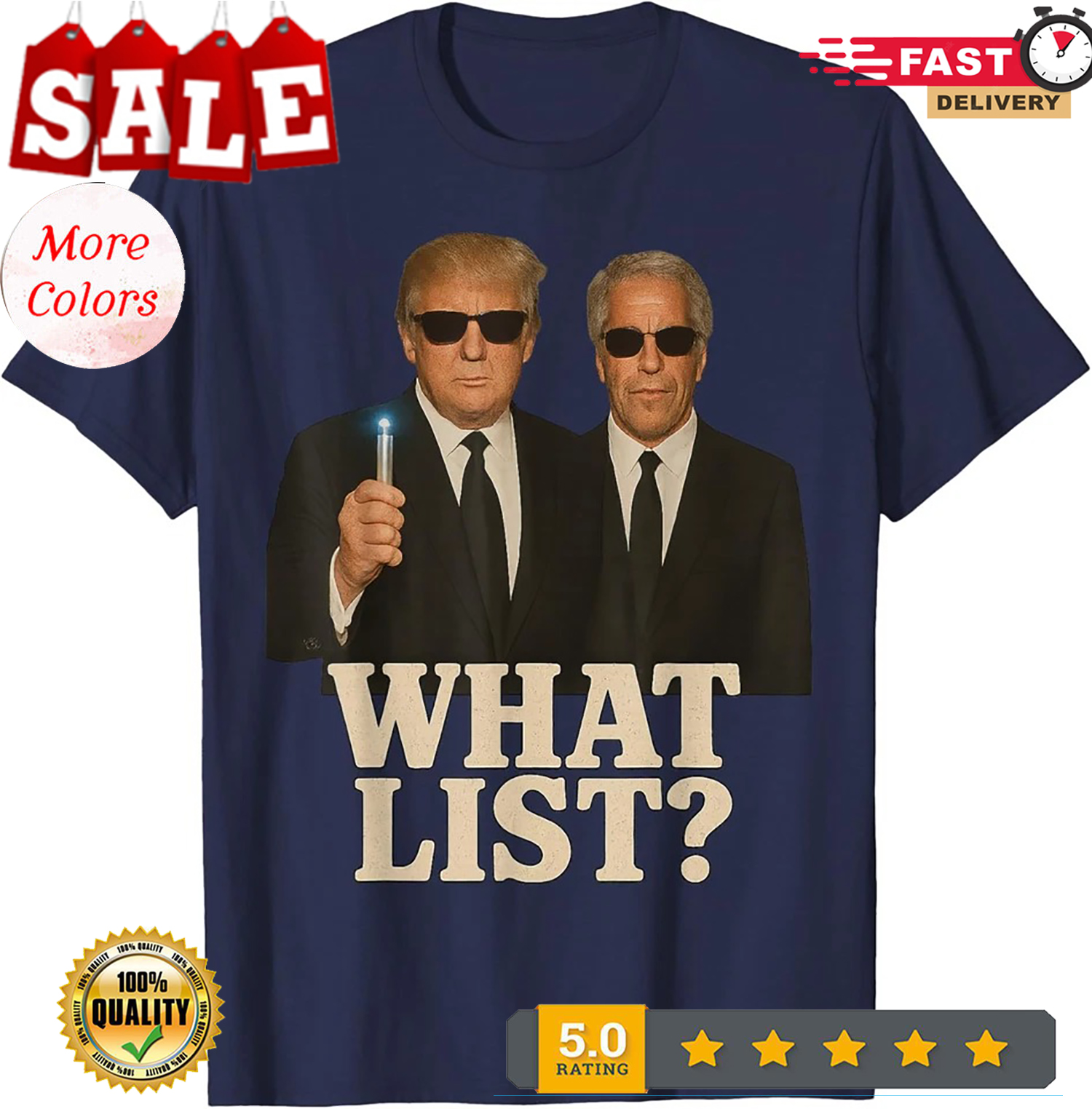What List Funny Trump-Epstein Unisex T-Shirt
