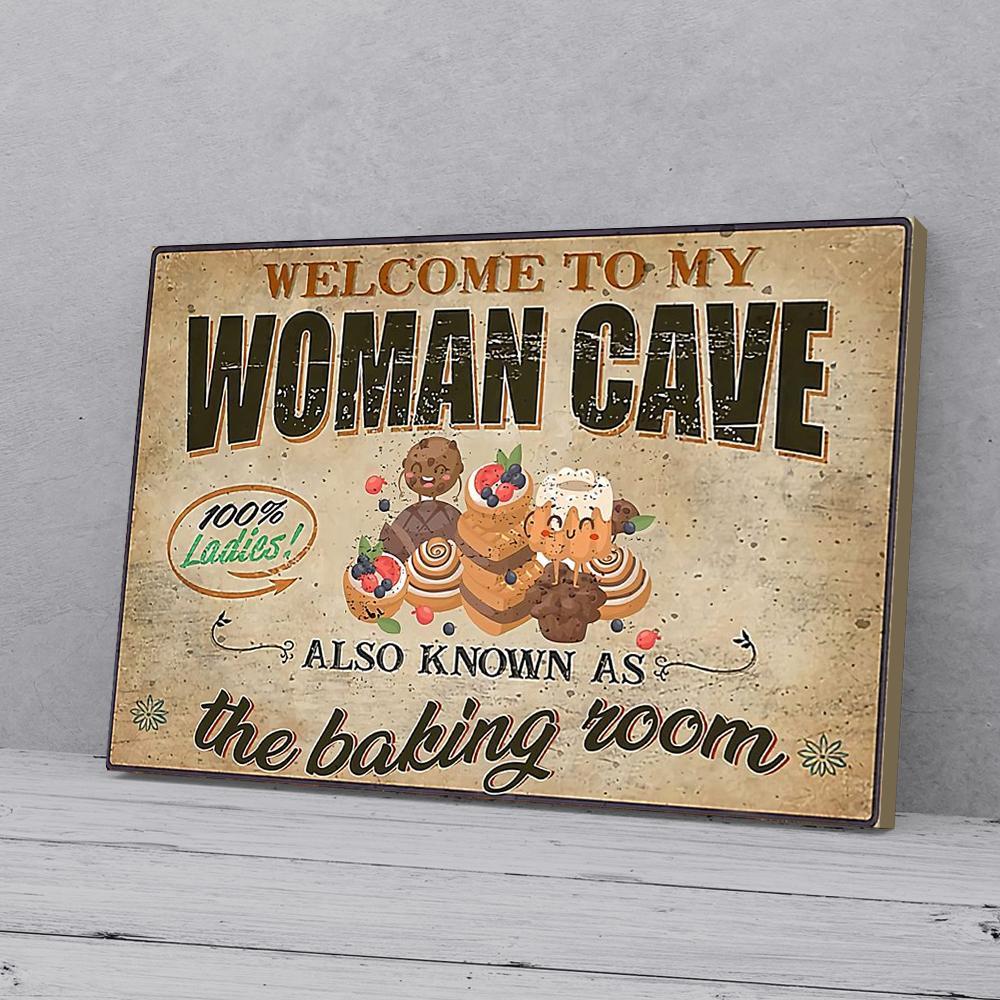 Woman Cave Baking Poster, Prints