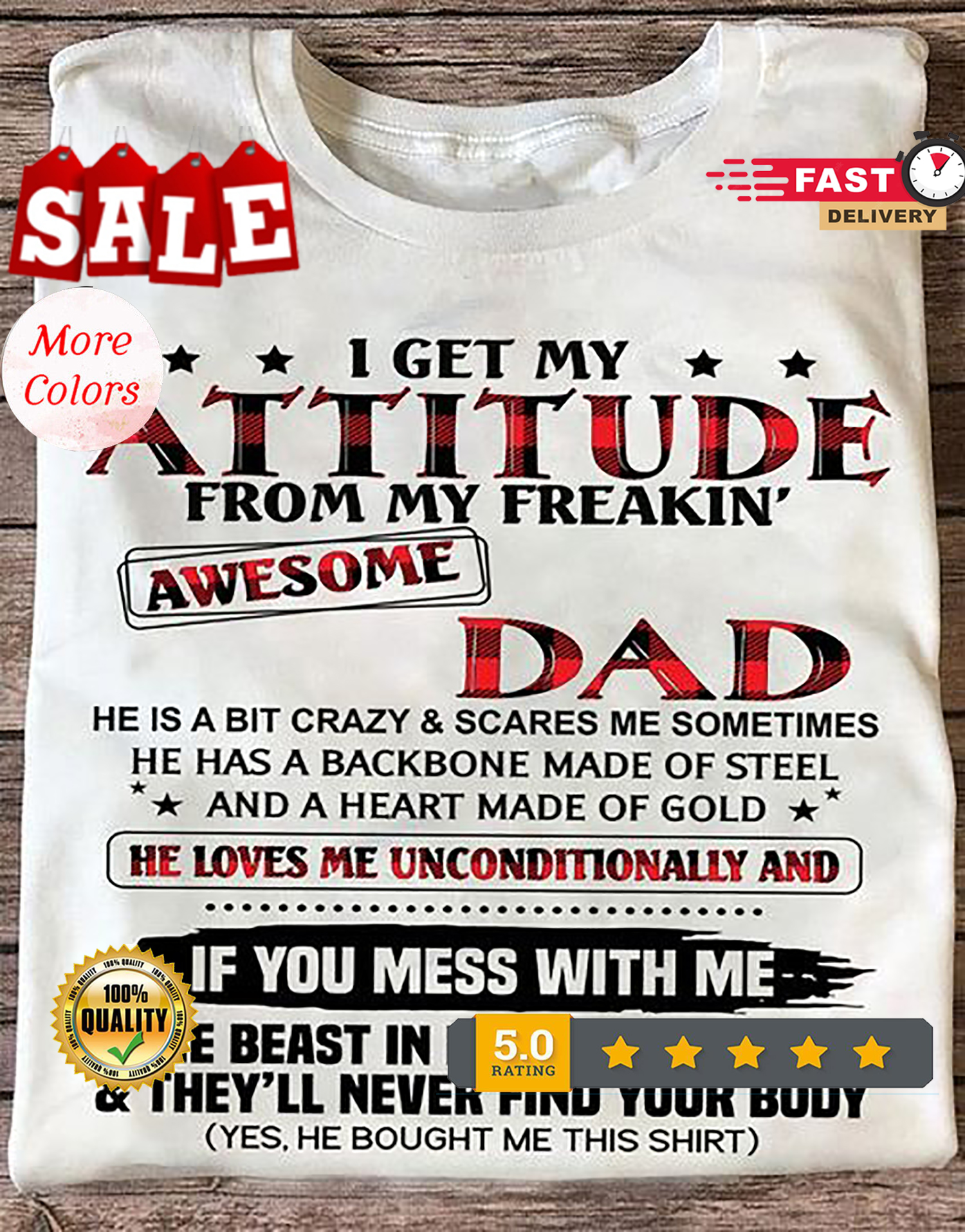 i get my attitude from my freakin� awesome dad if you mess with me the beast …